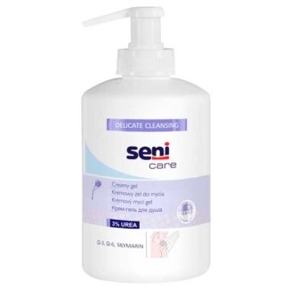 Seni Care, odżywczy kremowy żel do mycia z mocznikiem, 500 ml - zdjęcie produktu