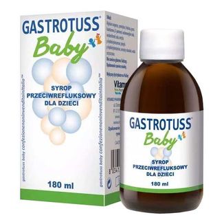 Gastrotuss Baby, syrop przeciwrefluksowy dla dzieci, 180 ml - zdjęcie produktu