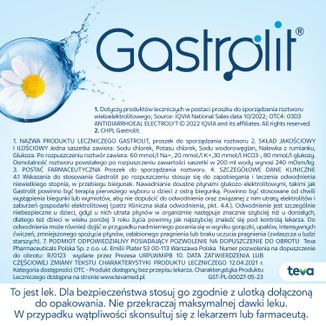 Gastrolit, proszek do sporządzania roztworu, od 2 miesiąca życia, 4,15 g x 14 saszetek - 7 - zdjęcie produktu