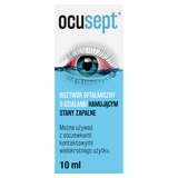 Ocusept, roztwór oftalmiczny o działaniu hamującym stany zapalne, 10 ml - miniaturka zdjęcia produktu