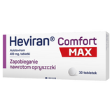 Heviran Comfort Max 400 mg, 30 tabletek  USZKODZONE OPAKOWANIE - miniaturka zdjęcia produktu