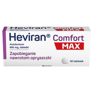 Heviran Comfort Max 400 mg, 30 tabletek  USZKODZONE OPAKOWANIE - 2 - zdjęcie produktu
