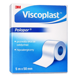 Viscoplast Polopor, przylepiec włókninowy, 5 m x 50 mm, 1 sztuka USZKODZONE OPAKOWANIE - miniaturka zdjęcia produktu