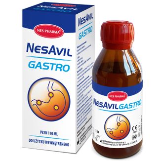 NesAvil Gastro (dawniej Avilin Gastro), płyn, do użytku wewnętrznego, 110 ml - zdjęcie produktu