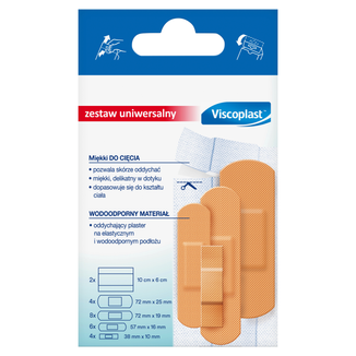 Viscoplast, plastry z opatrunkiem, zestaw uniwersalny, 24 sztuki - 4 - zdjęcie produktu