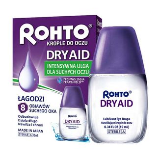 Rohto Dry Aid, krople do oczu, 10 ml - 2 - zdjęcie produktu
