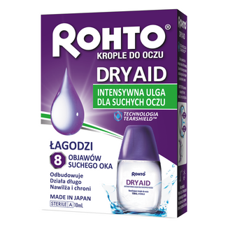 Rohto Dry Aid, krople do oczu, 10 ml - zdjęcie produktu