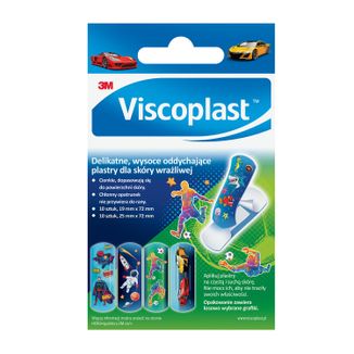 Viscoplast Cool, plastry dla dzieci, 20 sztuk - 2 - zdjęcie produktu