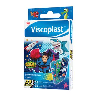 Viscoplast Cool, plastry dla dzieci, 20 sztuk - 3 - zdjęcie produktu