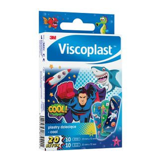 Viscoplast Cool, plastry dla dzieci, 20 sztuk - 4 - zdjęcie produktu
