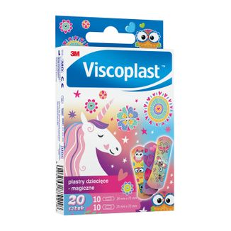 Viscoplast Magiczne, plastry dla dzieci, 20 sztuk - 4 - zdjęcie produktu