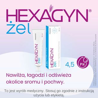 Hexagyn, żel dopochwowy, 30 ml - 2 - zdjęcie produktu