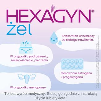 Hexagyn, żel dopochwowy, 30 ml - 4 - zdjęcie produktu