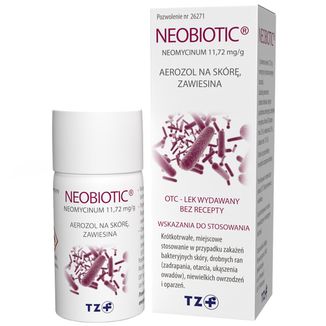 Neobiotic 11,72 mg/g, zawiesina, aerozol na skórę, 16 g - zdjęcie produktu