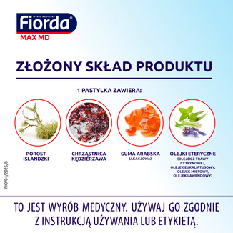 Fiorda Max MD, 30 pastylek do ssania - 6 - zdjęcie produktu