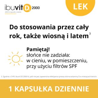Ibuvit D3 2000 IU, 90 kapsułek - 5 - zdjęcie produktu