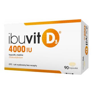 Ibuvit D3 4000 IU, 90 kapsułek - zdjęcie produktu