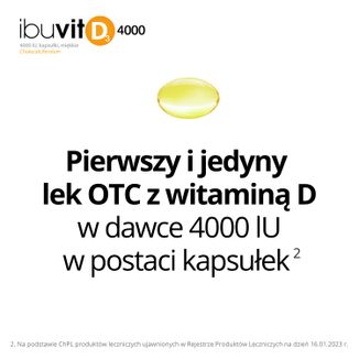Ibuvit D3 4000 IU, 90 kapsułek - 2 - zdjęcie produktu