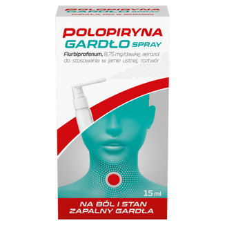 Polopiryna Gardło, spray, 15 ml - 2 Polopiryna Gardło, spray, 15 ml - 2 - zdjęcie produktu