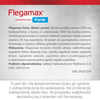 Flegamax Forte 2,7g, 6 saszetek - 10 - zdjęcie produktu
