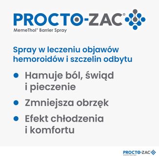 Procto-Zac MemeThol Barrier Spray, 10 ml - 2 - zdjęcie produktu