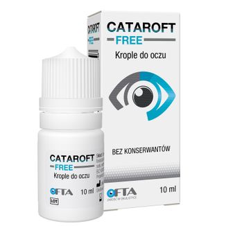 Cataroft Free, nawilżające krople do oczu, 10 ml - 2 Cataroft Free, nawilżające krople do oczu, 10 ml - 2 - zdjęcie produktu