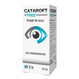 Cataroft Free, nawilżające krople do oczu, 10 ml - 3 Cataroft Free, nawilżające krople do oczu, 10 ml - 3 - zdjęcie produktu