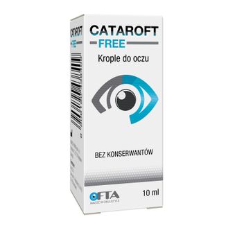 Cataroft Free, nawilżające krople do oczu, 10 ml - 4 Cataroft Free, nawilżające krople do oczu, 10 ml - 4 - zdjęcie produktu