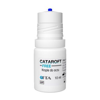 Cataroft Free, nawilżające krople do oczu, 10 ml - 6 Cataroft Free, nawilżające krople do oczu, 10 ml - 6 - zdjęcie produktu