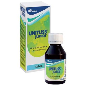 Unituss Junior 60 mg/ 10 ml, syrop, 120 ml KRÓTKA DATA Unituss Junior 60 mg/ 10 ml, syrop, 120 ml KRÓTKA DATA - zdjęcie produktu
