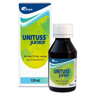 Unituss Junior 60 mg/ 10 ml, syrop, 120 ml KRÓTKA DATA - zdjęcie produktu