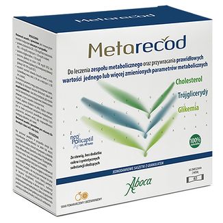 Metarecod, granulat do sporządzania roztworu doustnego, smak pomarańczowo-brzoskwiniowy, 40 saszetek - zdjęcie produktu