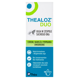 Thealoz Duo, krople do oczu, 10 ml - zdjęcie produktu