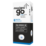Maxigra Go 25 mg, 8 tabletek powlekanych - miniaturka zdjęcia produktu