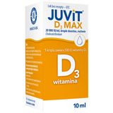 Juvit D3 Max 20000 IU/ ml, krople doustne, roztwór, 10 ml - miniaturka zdjęcia produktu