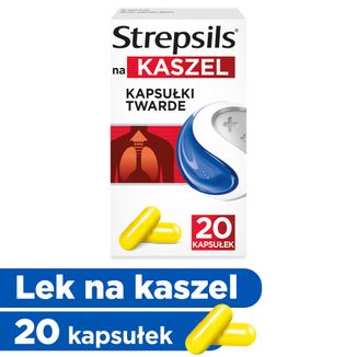 Strepsils na kaszel 375 mg, 20 kapsułek twardych - 3 - zdjęcie produktu