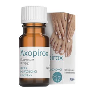 Axopirox 80 mg/ g, lakier do paznokci leczniczy, 6,6 ml - zdjęcie produktu
