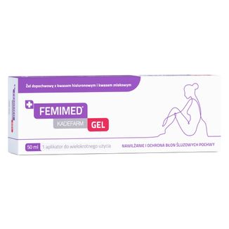 Femimed Gel Kadefarm, żel dopochwowy + aplikator, 50 ml - zdjęcie produktu