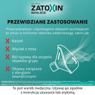 Zatoxin Inhalacje, roztwór do inhalacji, 3 ml x 10 ampułek USZKODZONE OPAKOWANIE - 5 - zdjęcie produktu