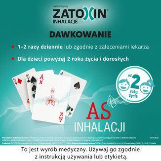 Zatoxin Inhalacje, roztwór do inhalacji, 3 ml x 10 ampułek USZKODZONE OPAKOWANIE - 6 - zdjęcie produktu