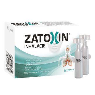 Zatoxin Inhalacje, roztwór do inhalacji, 3 ml x 10 ampułek - zdjęcie produktu