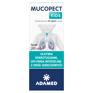 Mucopect Kids 50 mg/ ml, syrop dla dzieci, 200 ml - 2 - zdjęcie produktu