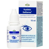 Delfarma Hyaloko, nawilżające krople do oczu, 10 ml - miniaturka zdjęcia produktu