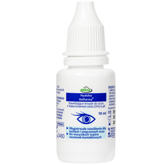 Delfarma Hyaloko, nawilżające krople do oczu, 10 ml - 3 - zdjęcie produktu