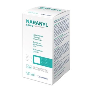 Naranyl, spray dla dorosłych i dzieci powyżej 3 roku życia, ze srebrem, 50 ml - 3 - zdjęcie produktu