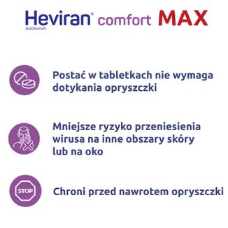 Heviran Comfort Max 400 mg, 60 tabletek - 3 - zdjęcie produktu