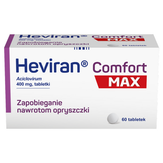Heviran Comfort Max 400 mg, 60 tabletek - 2 - zdjęcie produktu