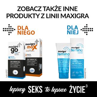 Maxigra Go 25 mg, 4 tabletki powlekane - 4 - zdjęcie produktu