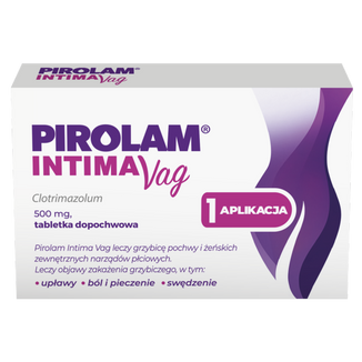 Pirolam Intima Vag 500 mg, 1 tabletka dopochwowa - 2 - zdjęcie produktu