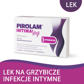 Pirolam Intima Vag 500 mg, 1 tabletka dopochwowa - 6 - zdjęcie produktu